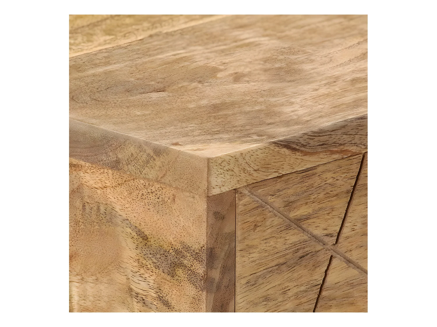 Bureau table meuble travail bois marron 110 x 50 x 75 cm 0502134