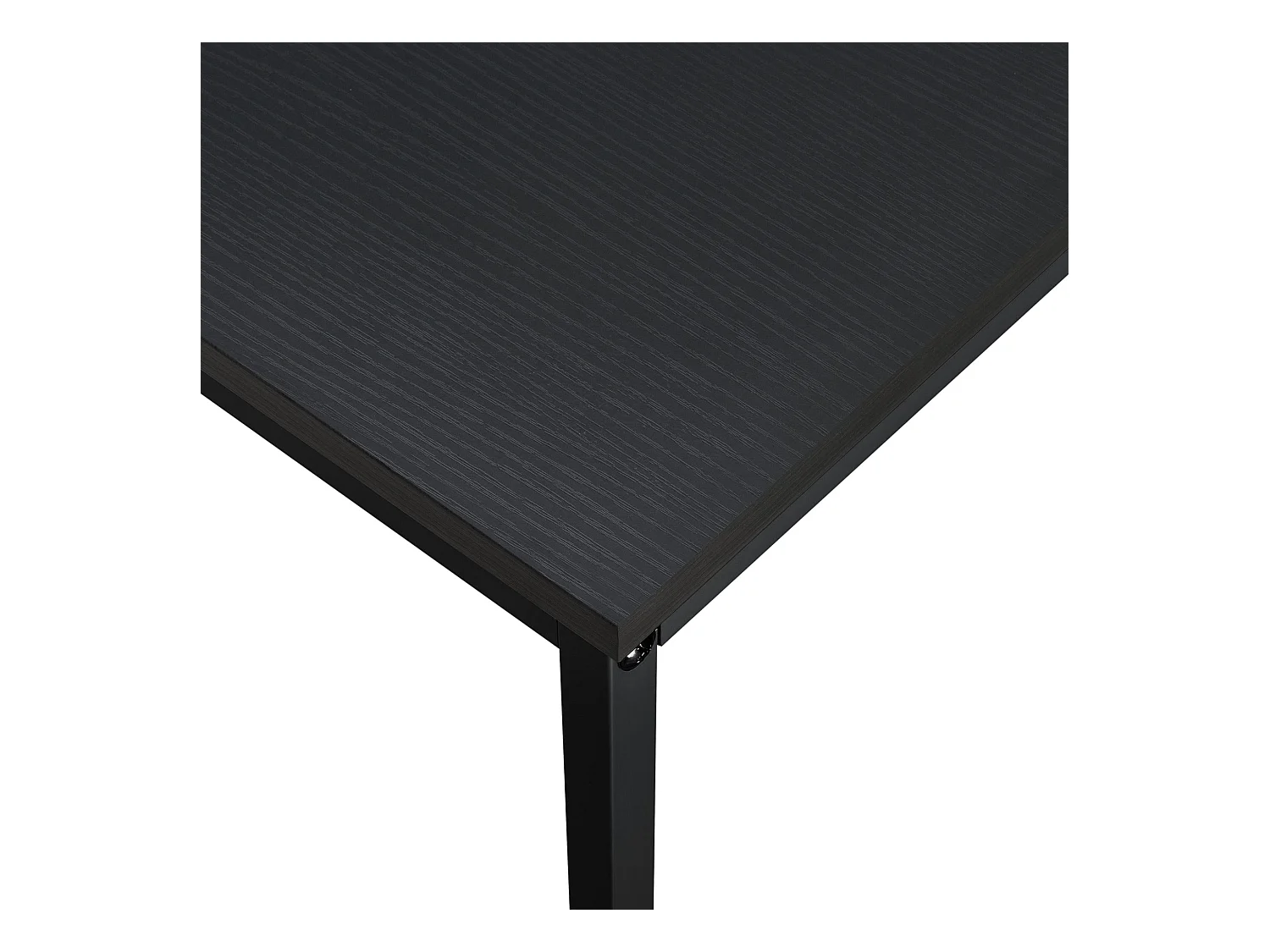 Escritorio ordenador mesa de trabajo metal y MDF 120 cm negro 03_0003512