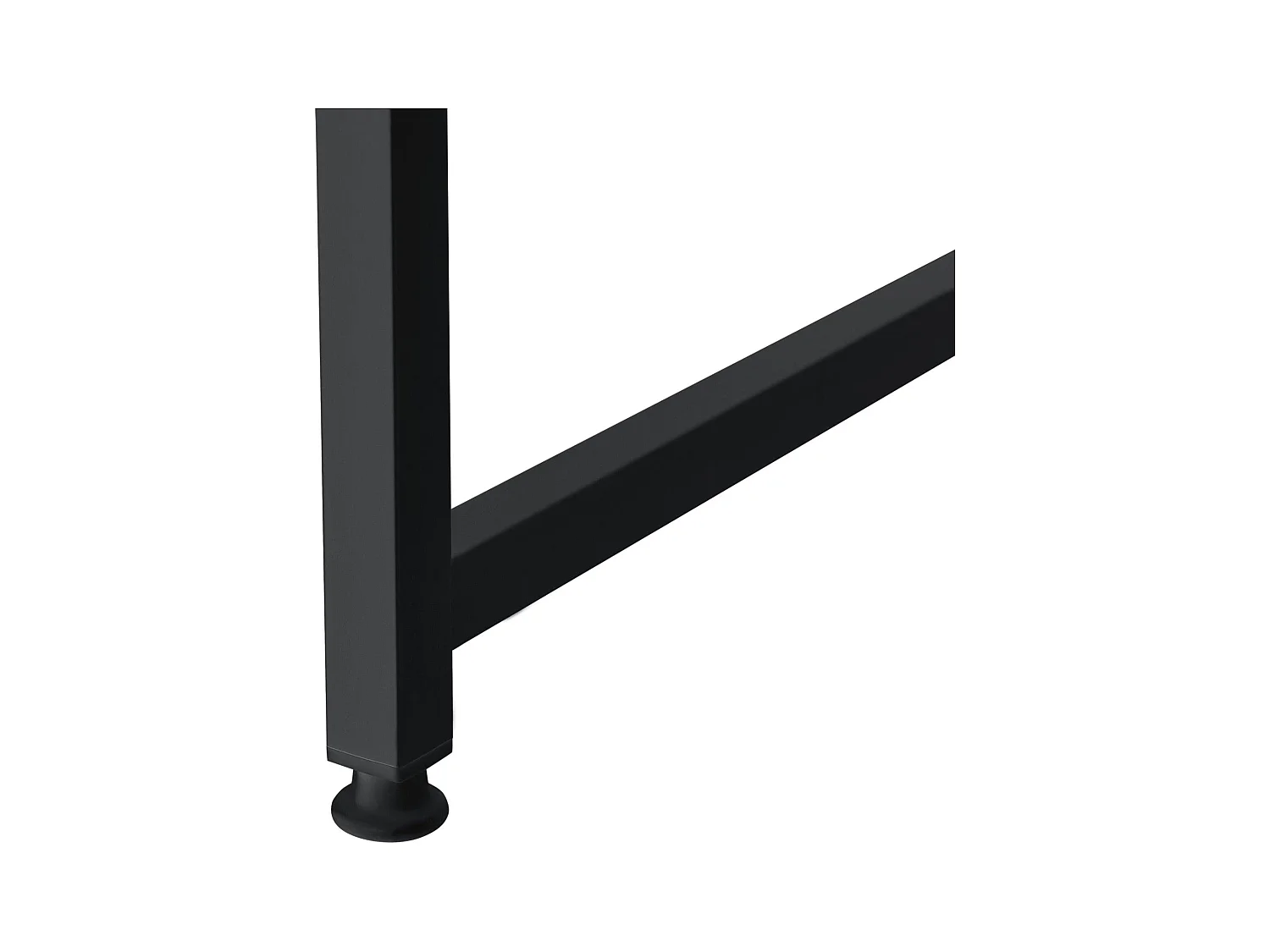 Escritorio ordenador mesa de trabajo metal y MDF 120 cm negro 03_0003512