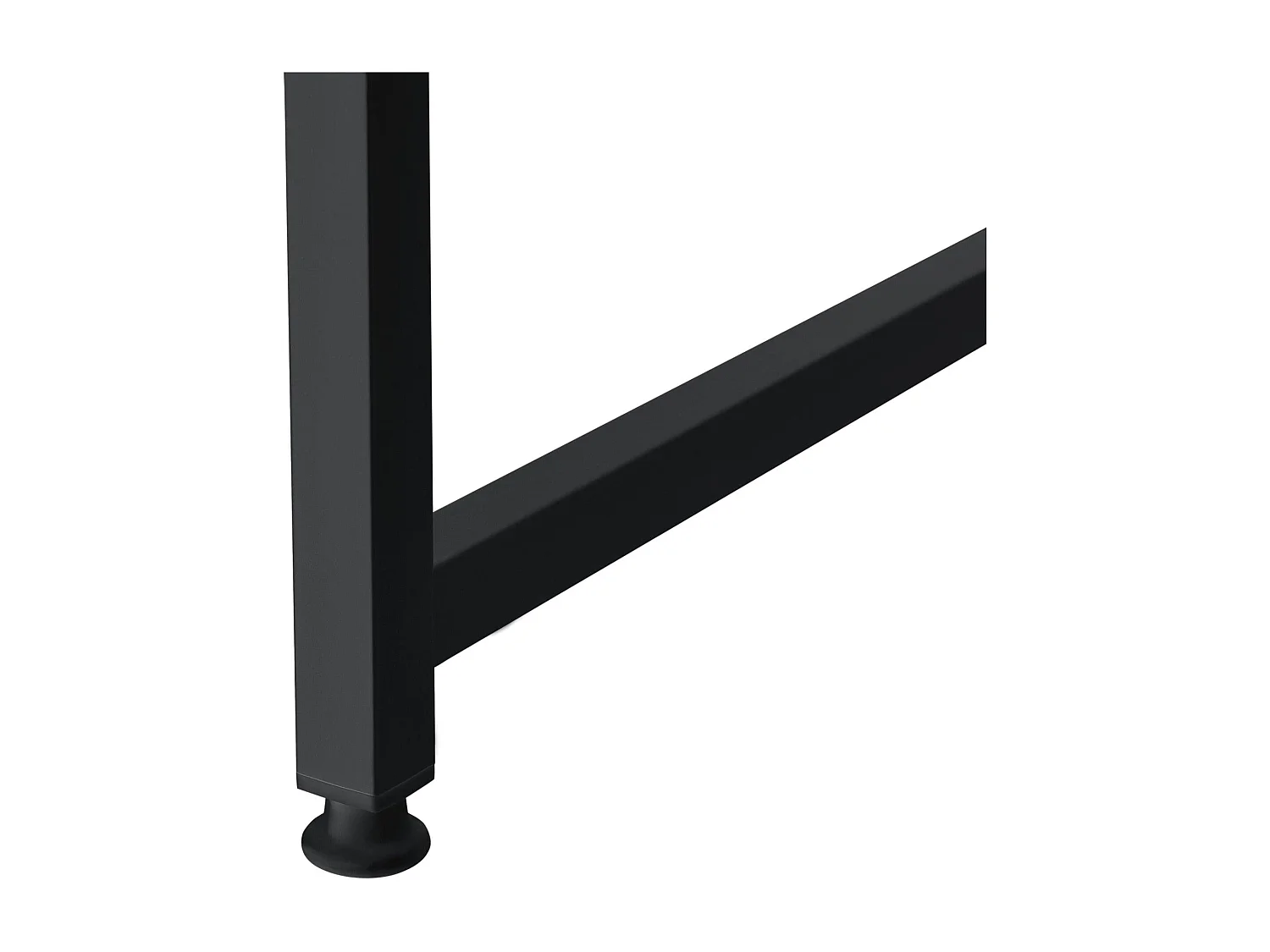 Escritorio ordenador mesa de trabajo metal y MDF 120 cm negro 03_0003512