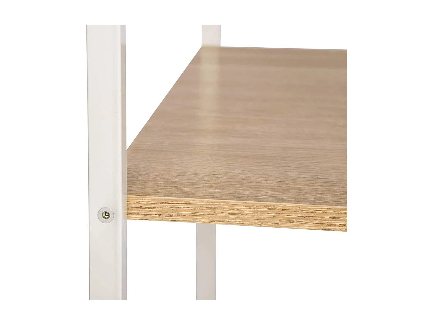 Bureau adulte avec bibliothèques 120 cm MDF blanc chêne clair 19_0000017/2