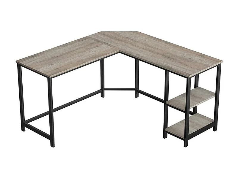 Bureau d’angle table informatique noire 138 x 138 x 75 cm 12_0001335
