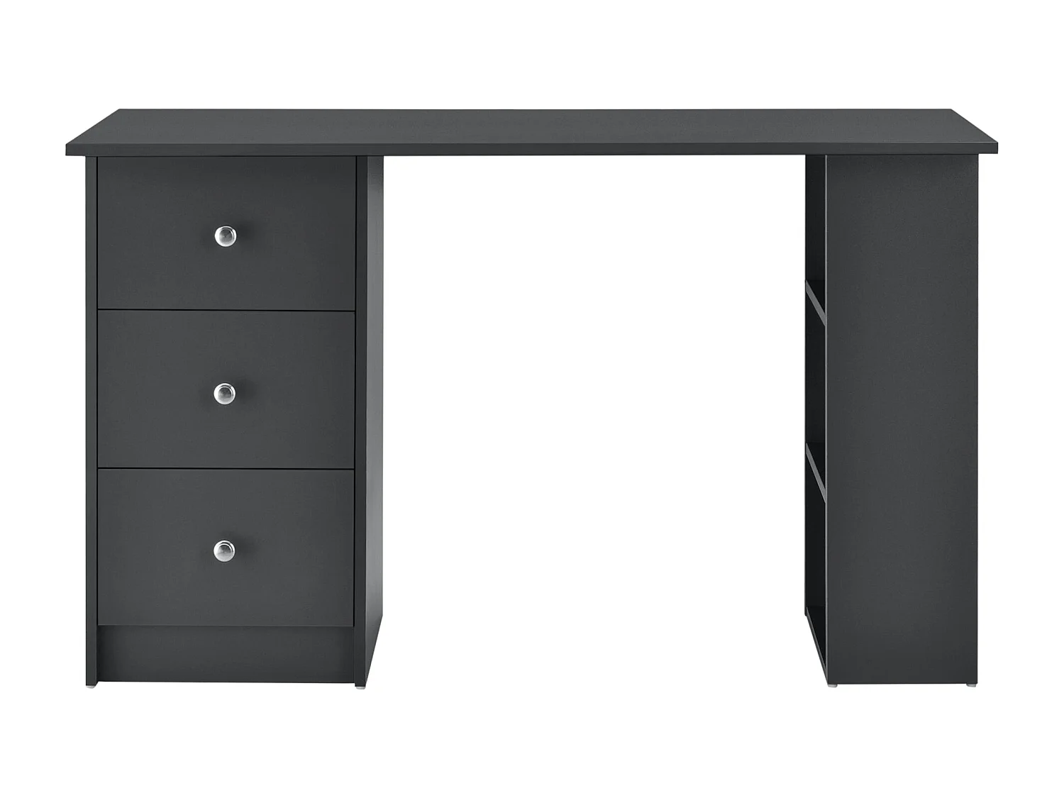 Table de bureau secrétaire grise 120 x 49 x 72 cm 03_0004711