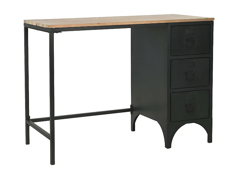 Bureau table meuble travail marron 100 x 50 x 76 cm 0502131