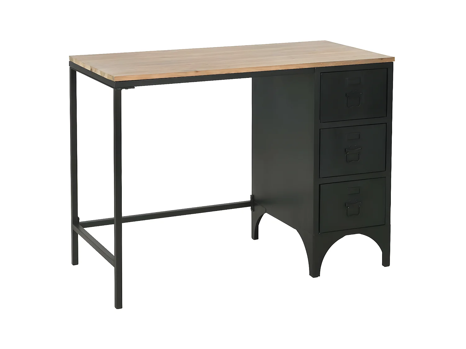 Bureau table meuble travail marron 100 x 50 x 76 cm 0502131