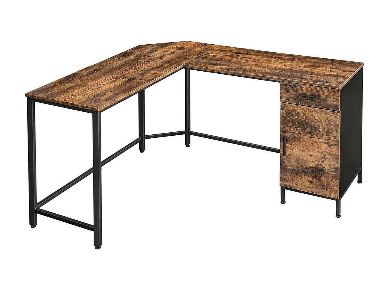 Bureau d'angle table en marron 137 x 150 x 75 cm 12_0001331