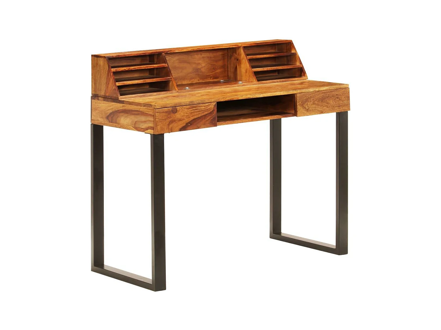 Bureau table meuble travail marron 100 x 50 x 94 cm 0502093