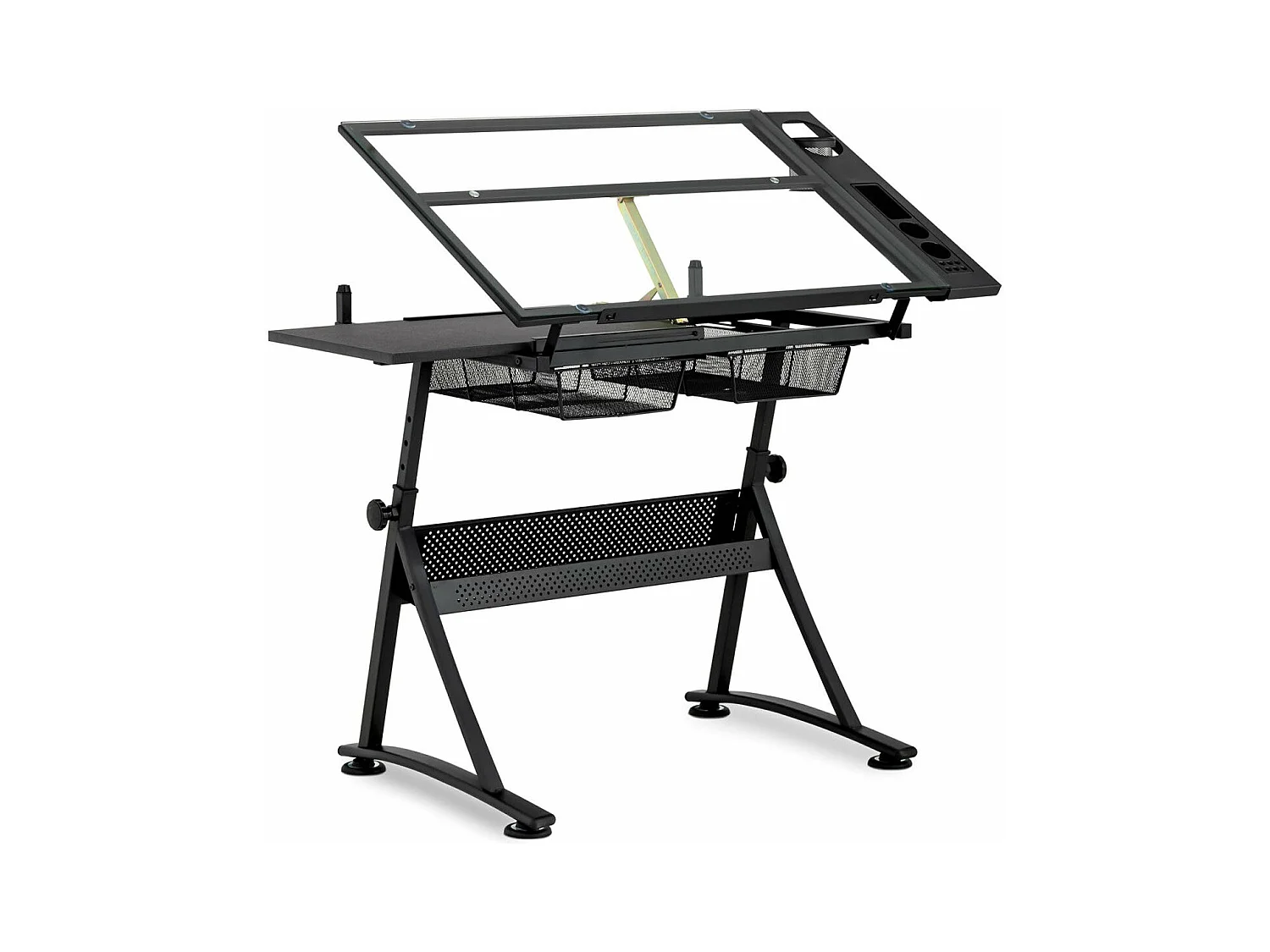 Table à dessin bureau verre 140 x 60 x 92 cm 14_0003606