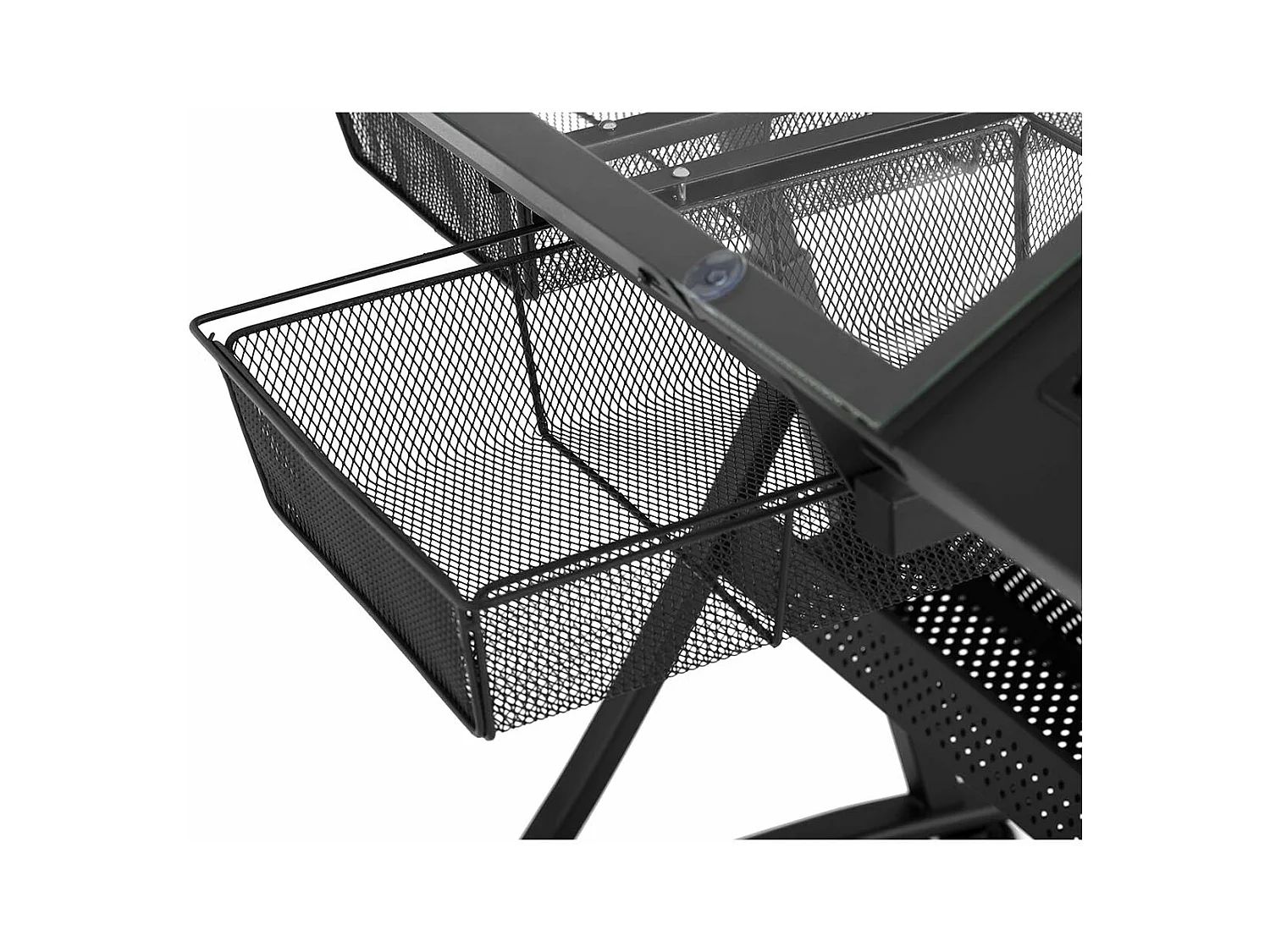 Table à dessin bureau verre 140 x 60 x 92 cm 14_0003606