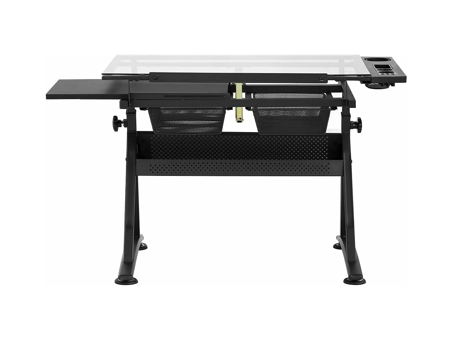 Table à dessin bureau verre 140 x 60 x 92 cm 14_0003606