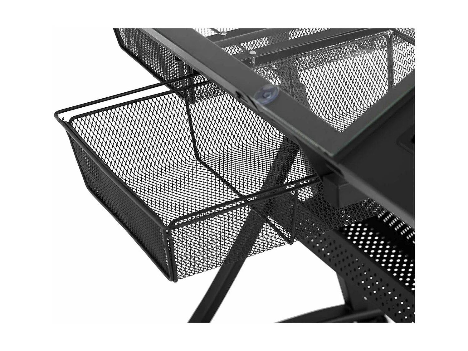 Mesa de desenho basculante 120 x 60 x 90 cm tampo de vidro 14_0003606