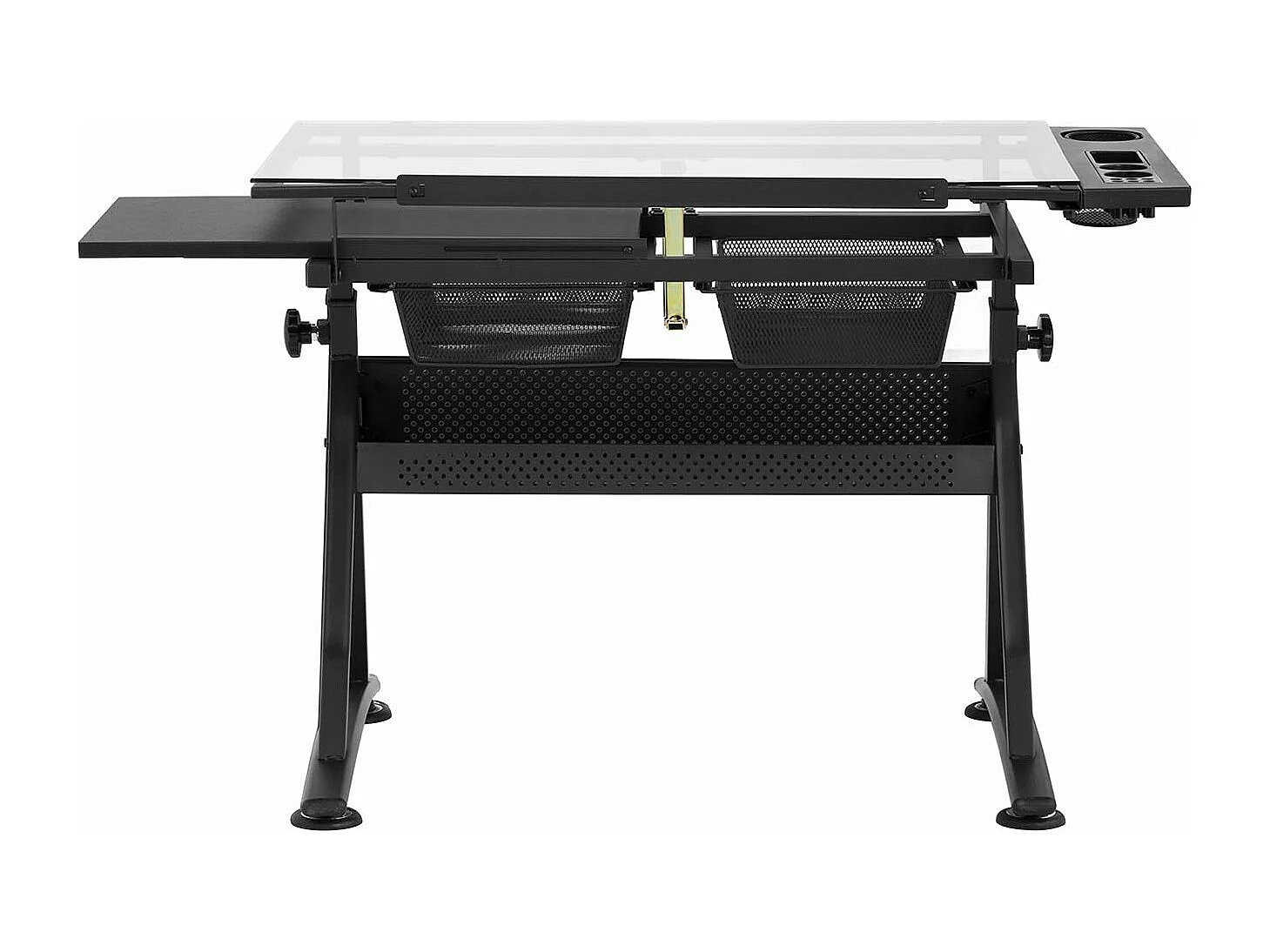 Mesa de desenho basculante 120 x 60 x 90 cm tampo de vidro 14_0003606