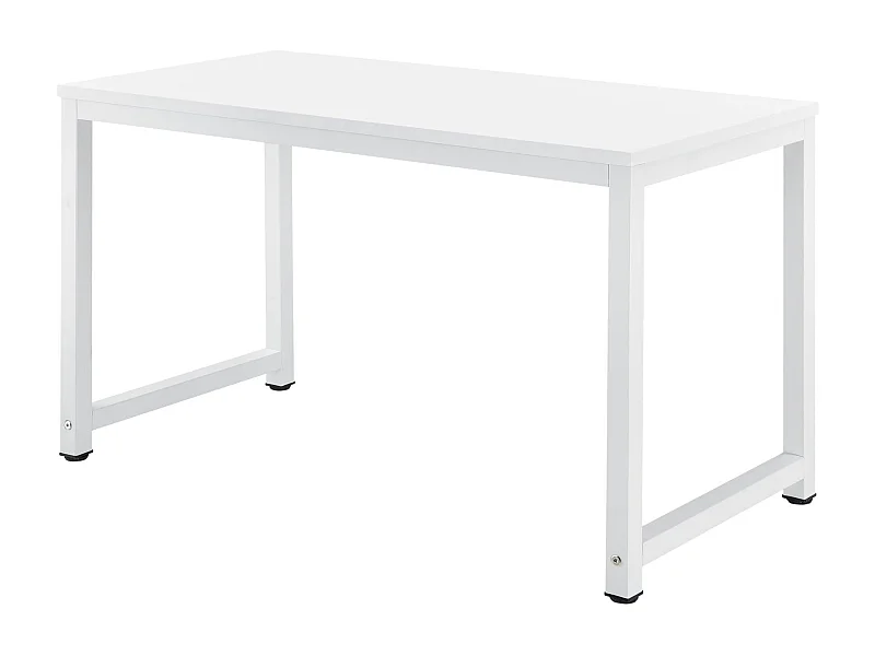 Bureau réglable poste de bois blanche 120 x 60 x 75 cm 03_0001162