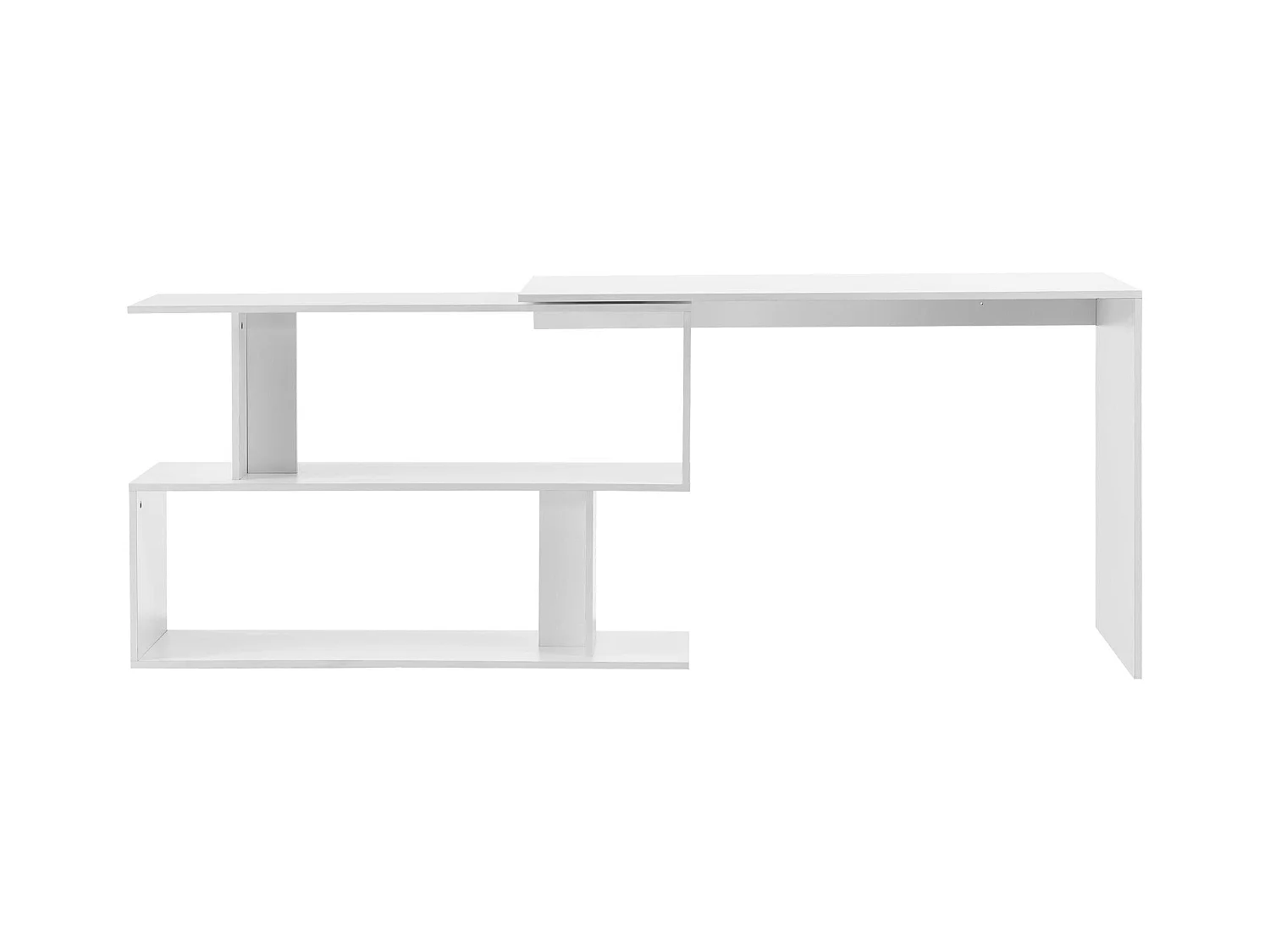 Bureau gigogne design avec blanche 120 x 50 x 76.5 cm 03_0004707