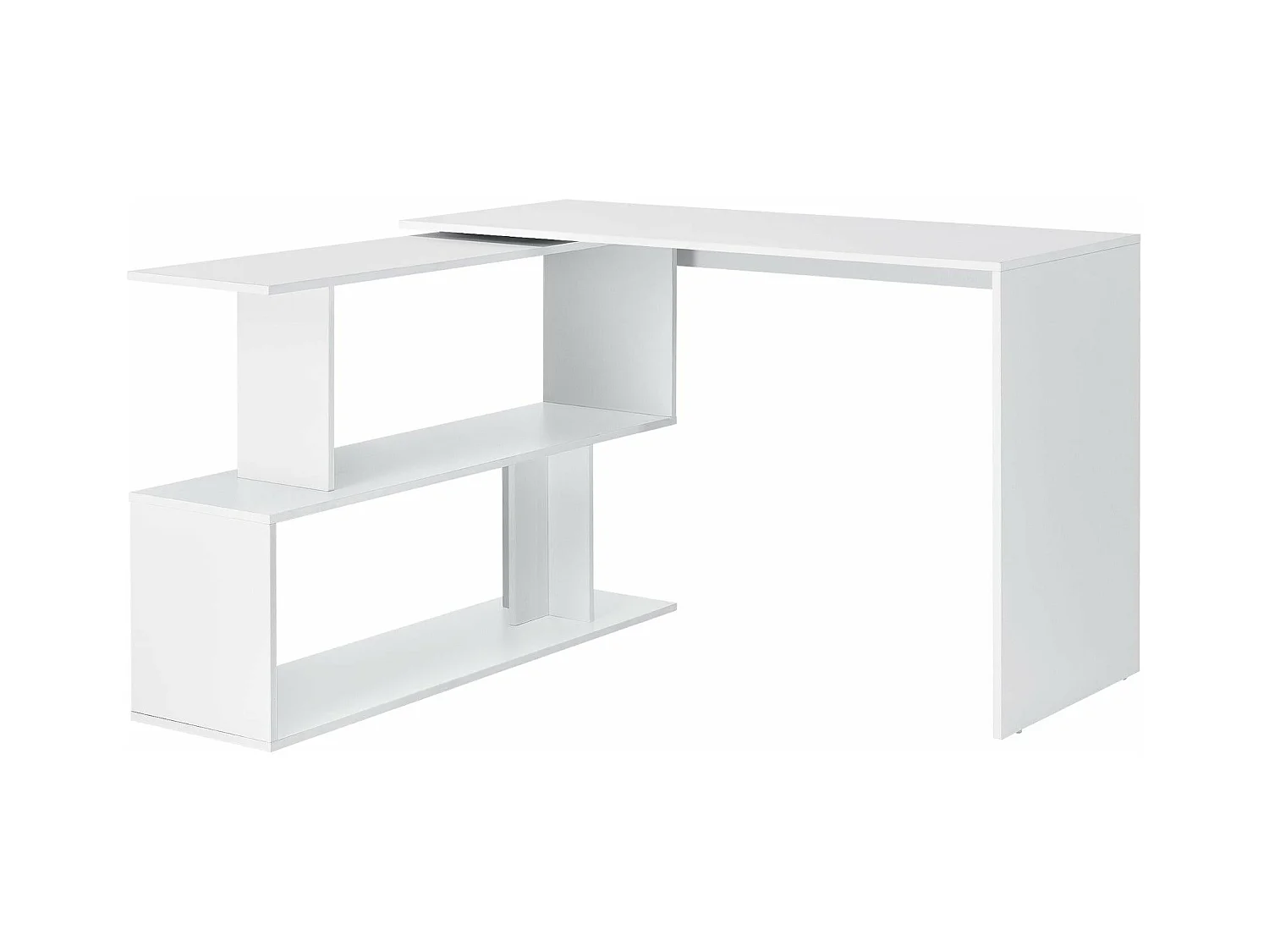Bureau gigogne design avec blanche 120 x 50 x 76.5 cm 03_0004707