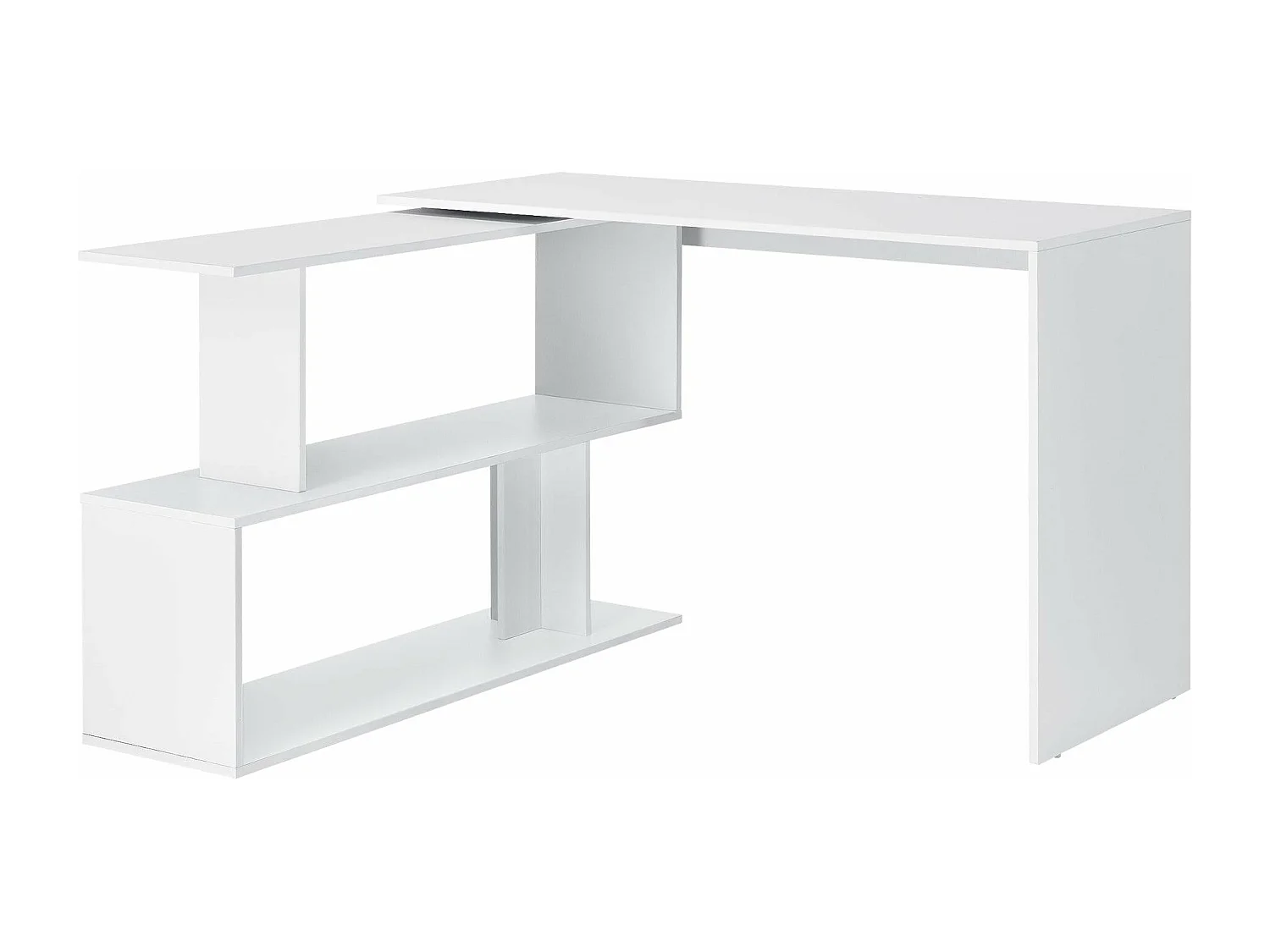Bureau gigogne design avec blanche 120 x 50 x 76.5 cm 03_0004707
