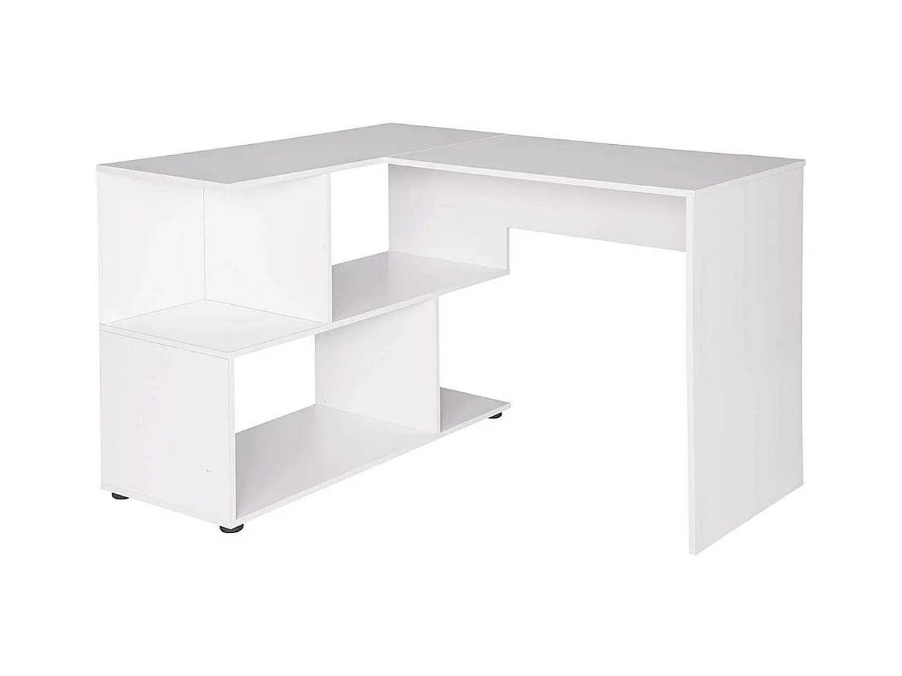 Bureau adulte d'angle avec blanche 120 x 100 x 77 cm 19_0000549