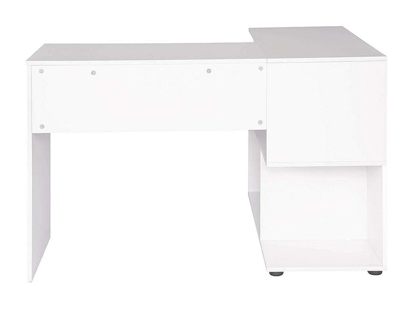 Bureau adulte d'angle avec blanche 120 x 100 x 77 cm 19_0000549