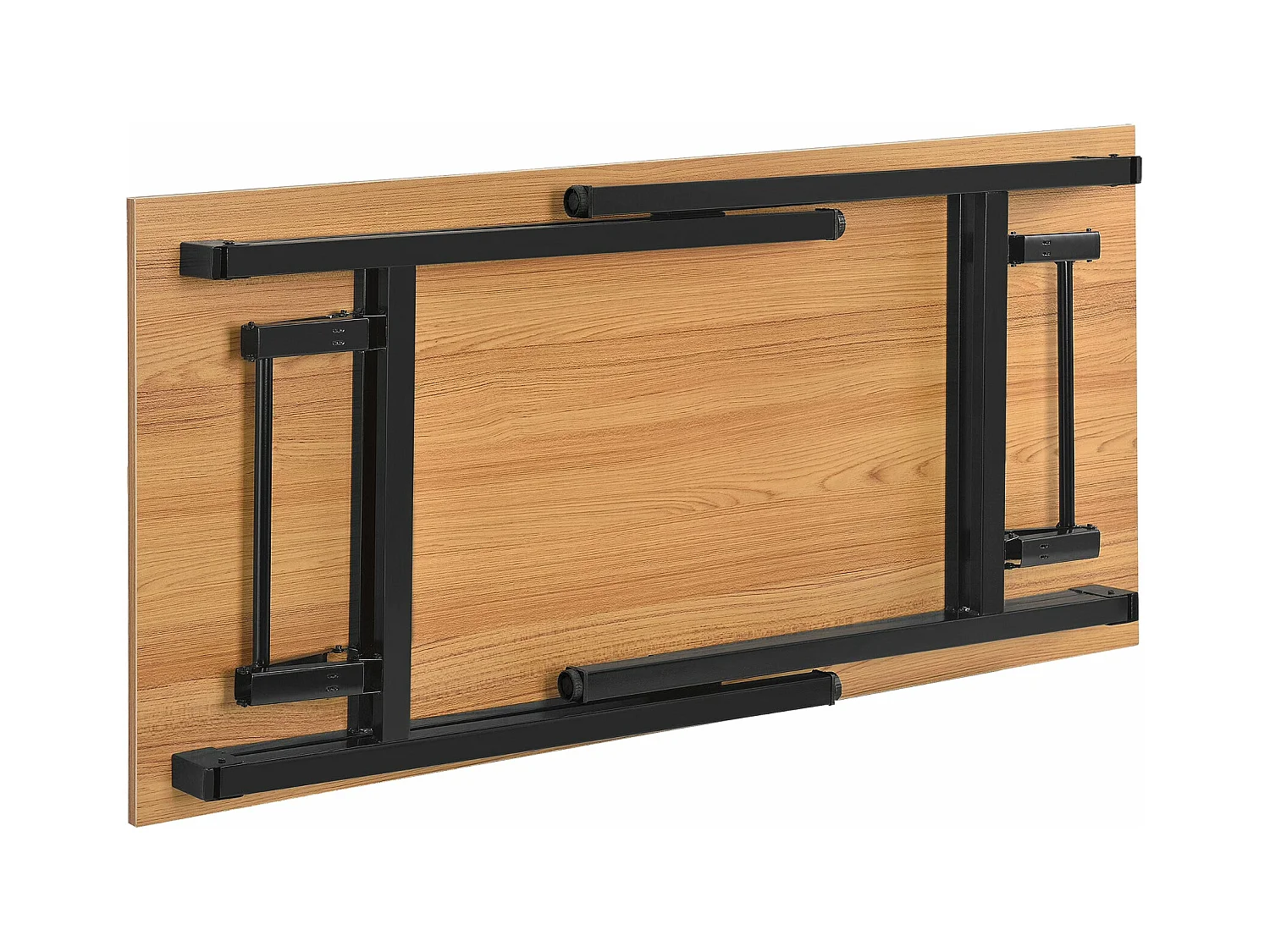 Table pliante de cuisine marron 120 x 60 x 76.4 cm 03_0004364