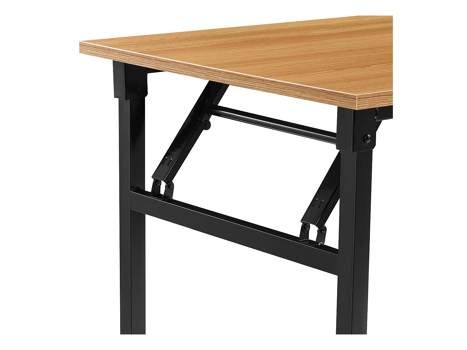 Table pliante de cuisine marron 120 x 60 x 76.4 cm 03_0004364