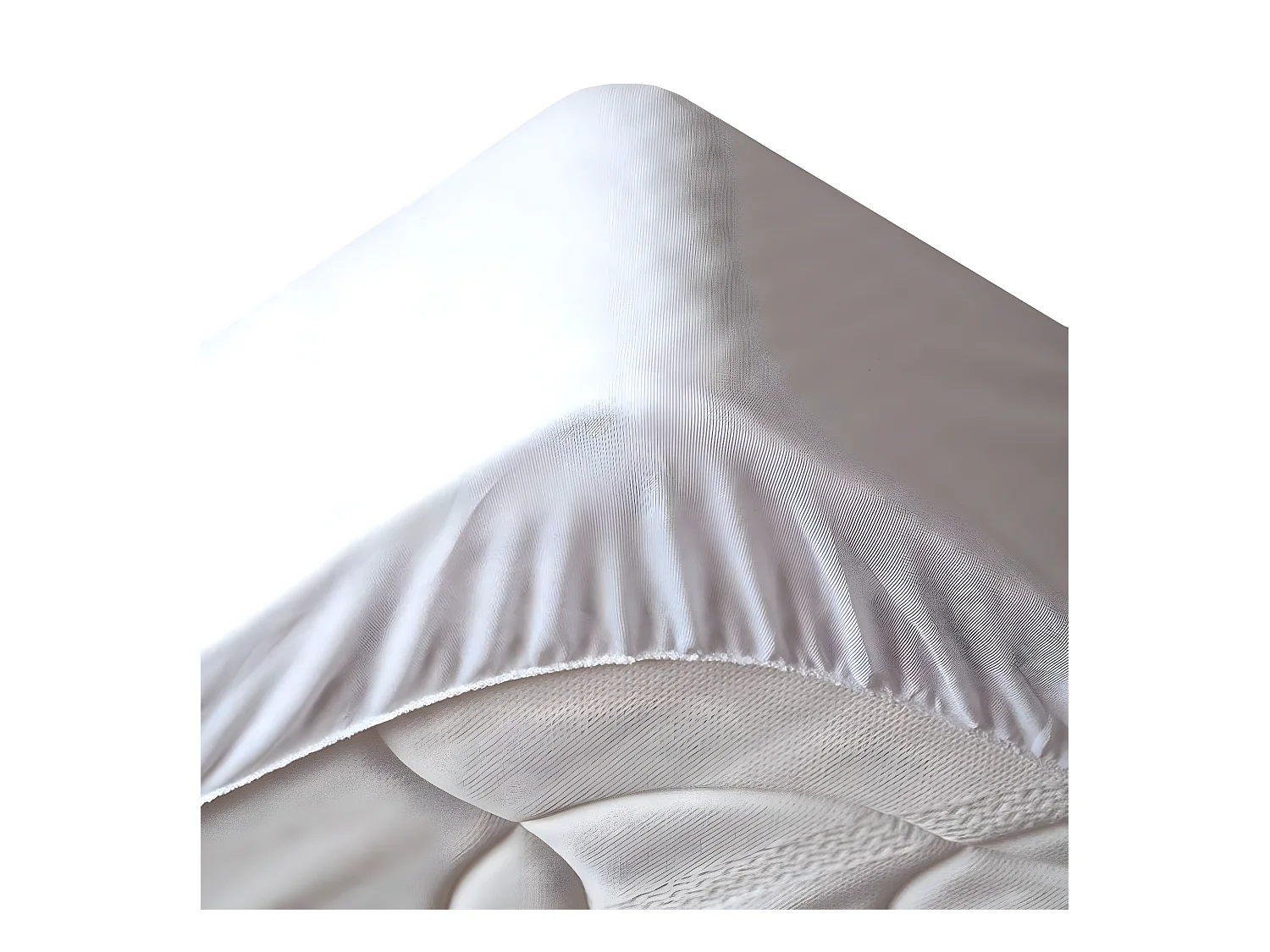 Alèse plastifiée unie dessus éponge 140 x 190 cm
