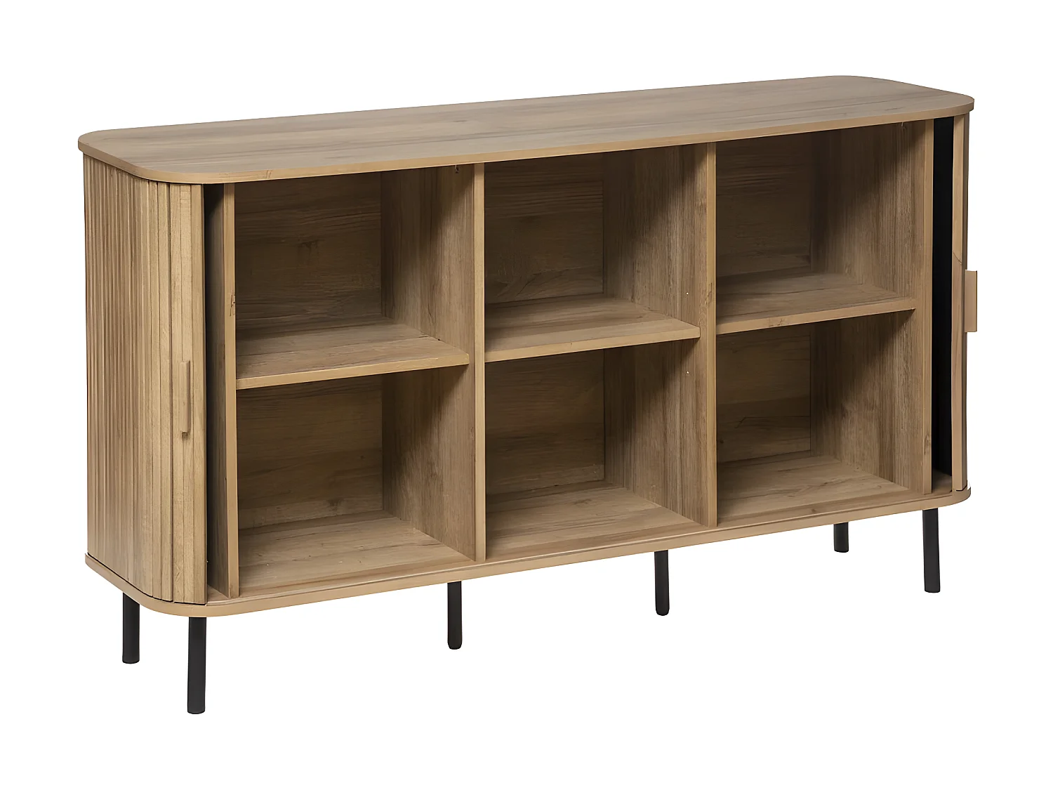 Buffet 2 Portes & 6 Niches "Colva" 140cm Beige