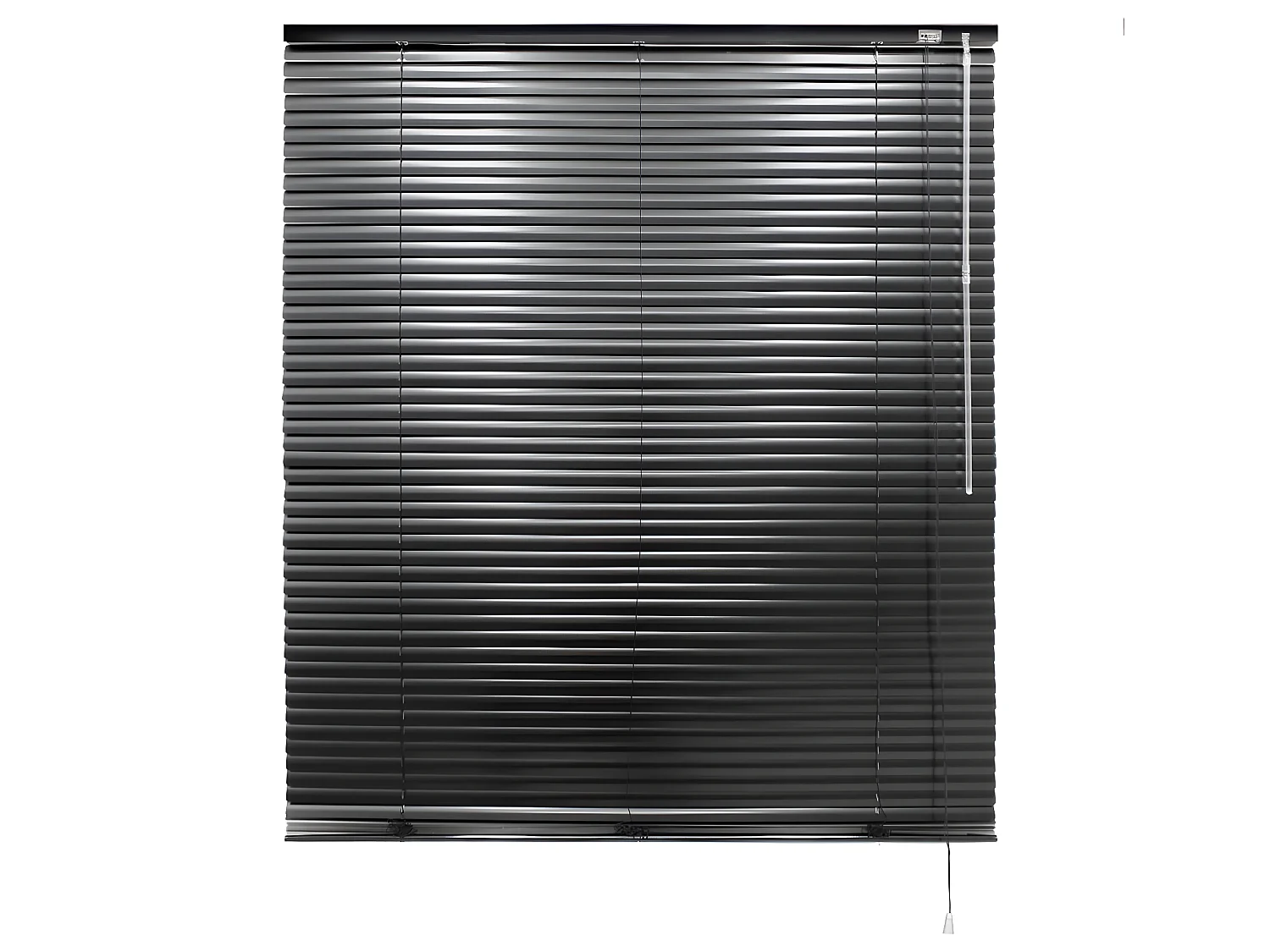 Store Vénitien Aluminium 40 x 130 cm Noir Ailettes en aluminium ECD Germany