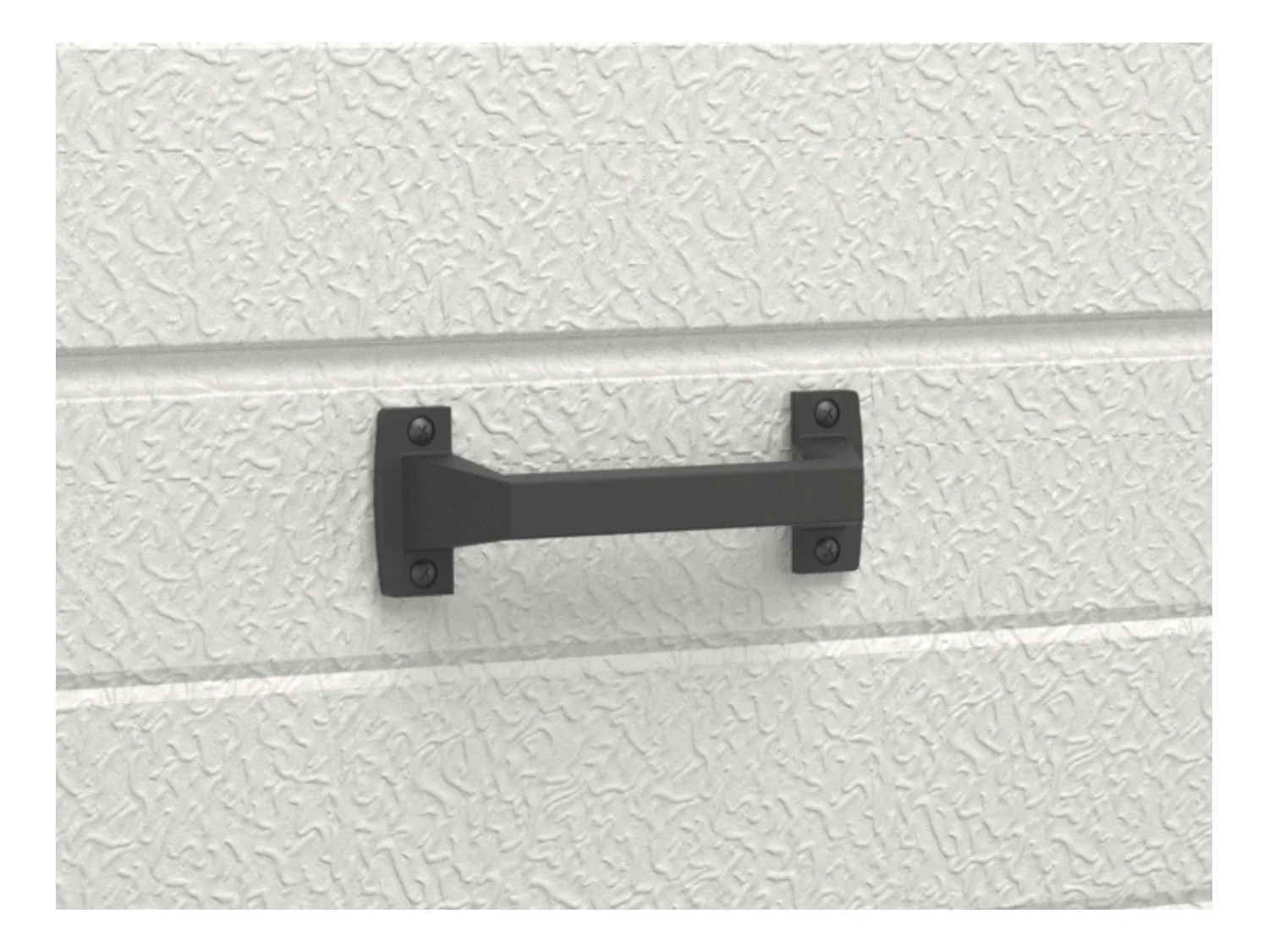 Porte de garage sectionnelle à cassette blanc avec fenêtres avec moteur Somfy L254 x H218 cm - CAOPAS