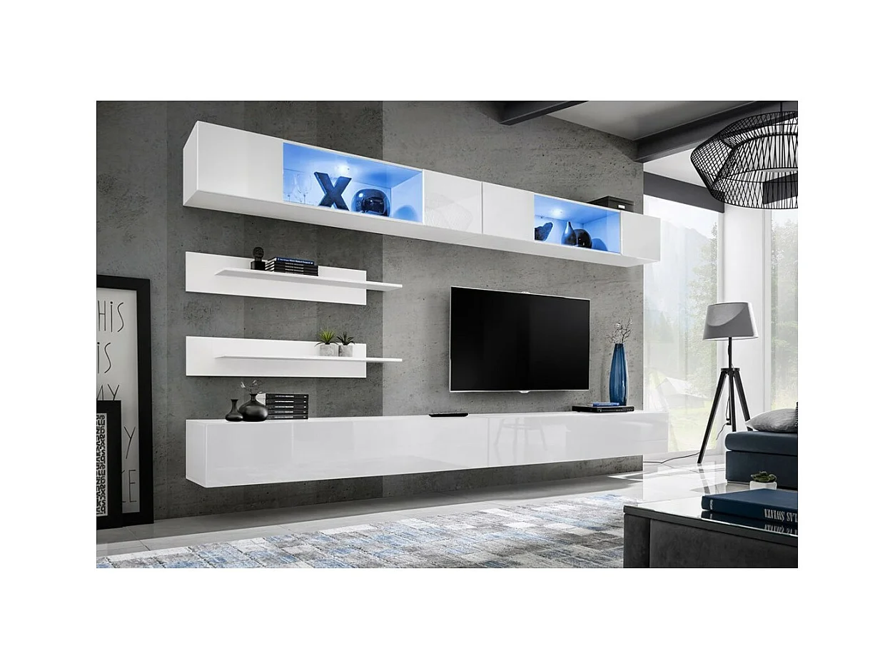 Hängemöbel-Set mit LED in Weiß. Kollektion FLY.