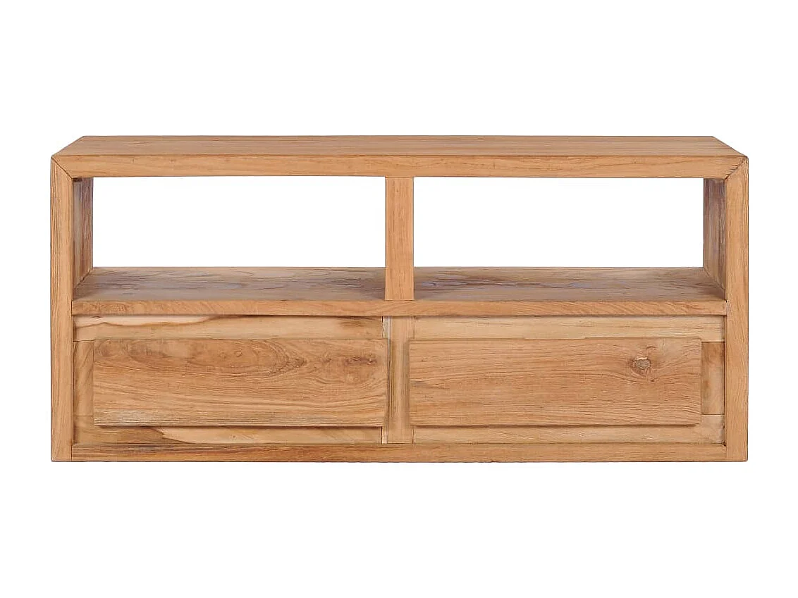 Meuble télé tv bois marron 90 x 30 x 40 cm 2502086