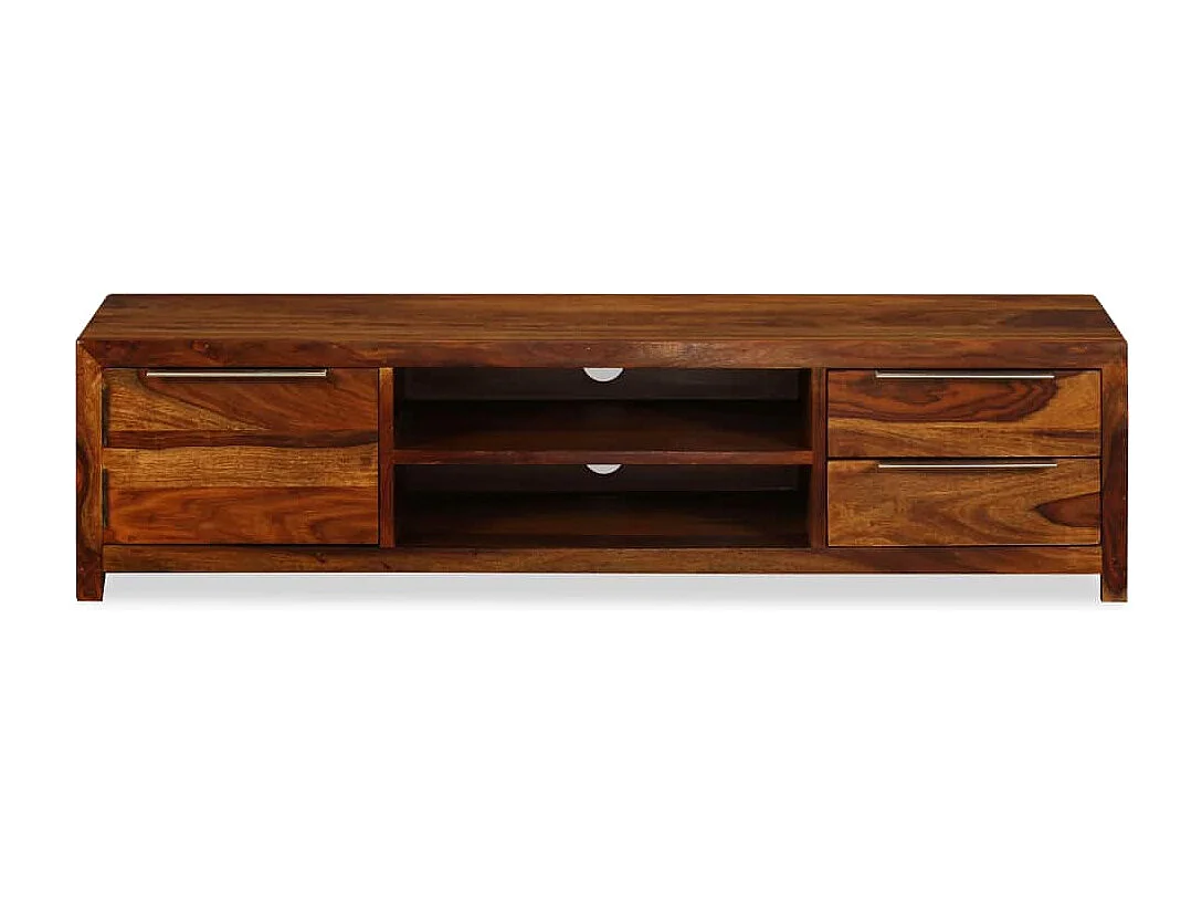 Mueble para TV Buffet para TV diseño práctico madera maciza de sheesham 120 cm 2502175