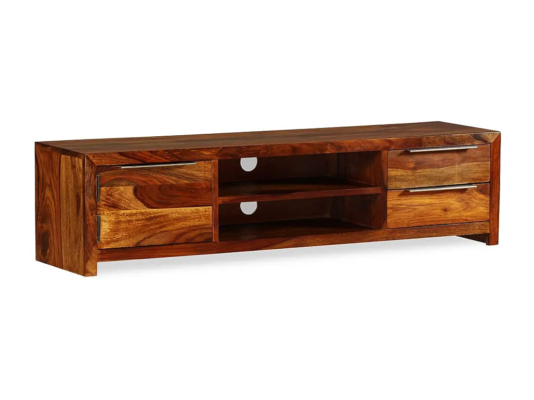 Mueble para TV Buffet para TV diseño práctico madera maciza de sheesham 120 cm 2502175