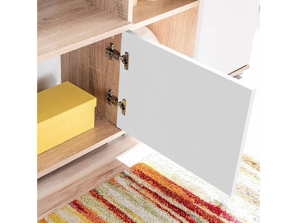 Meuble télé tv beige 260 x 30 x 180 cm 2502199