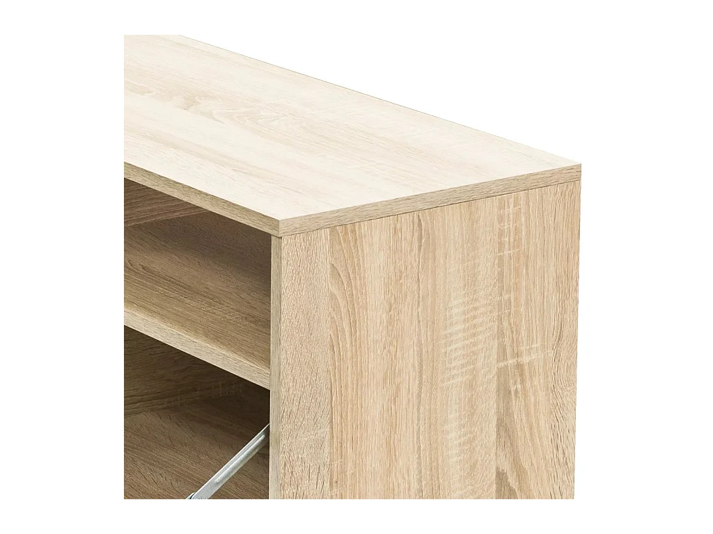 Mueble para TV Buffet para TV diseño práctico aglomerado 95 cm roble 2502092