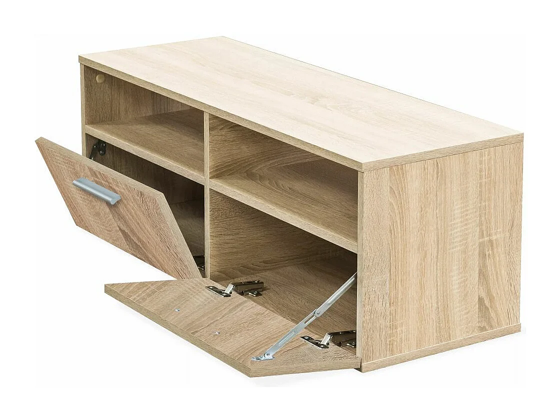 Meuble télé tv beige 95 x 35 x 36 cm 2502092