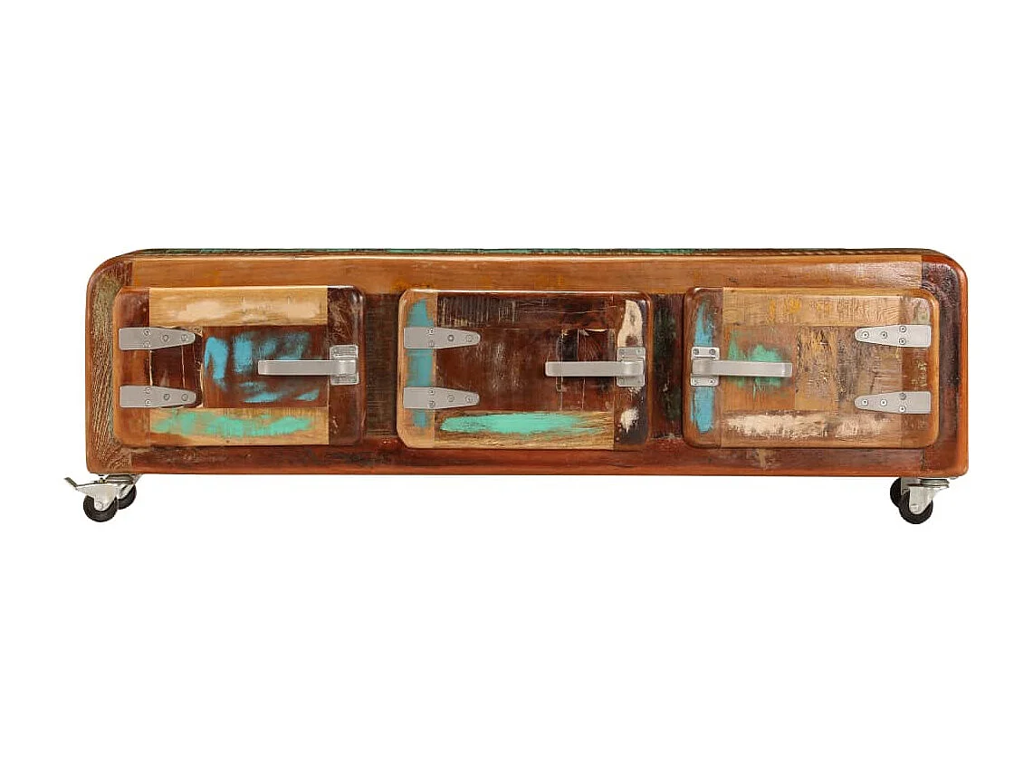 Mueble TV buffet TV diseño práctico 120 cm madera maciza recuperada 2502284