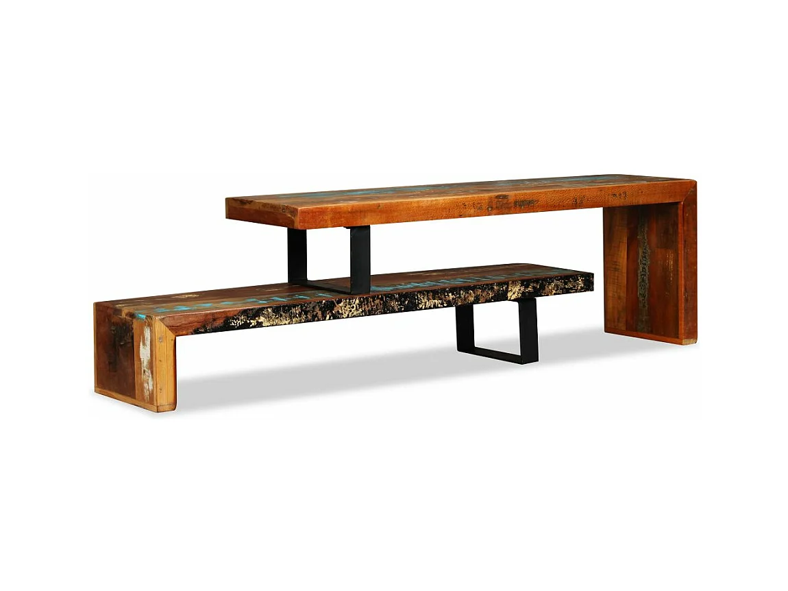 Mueble TV buffet TV diseño práctico madera maciza recuperada 2502155
