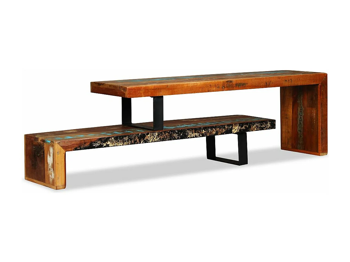 Mueble TV buffet TV diseño práctico madera maciza recuperada 2502155
