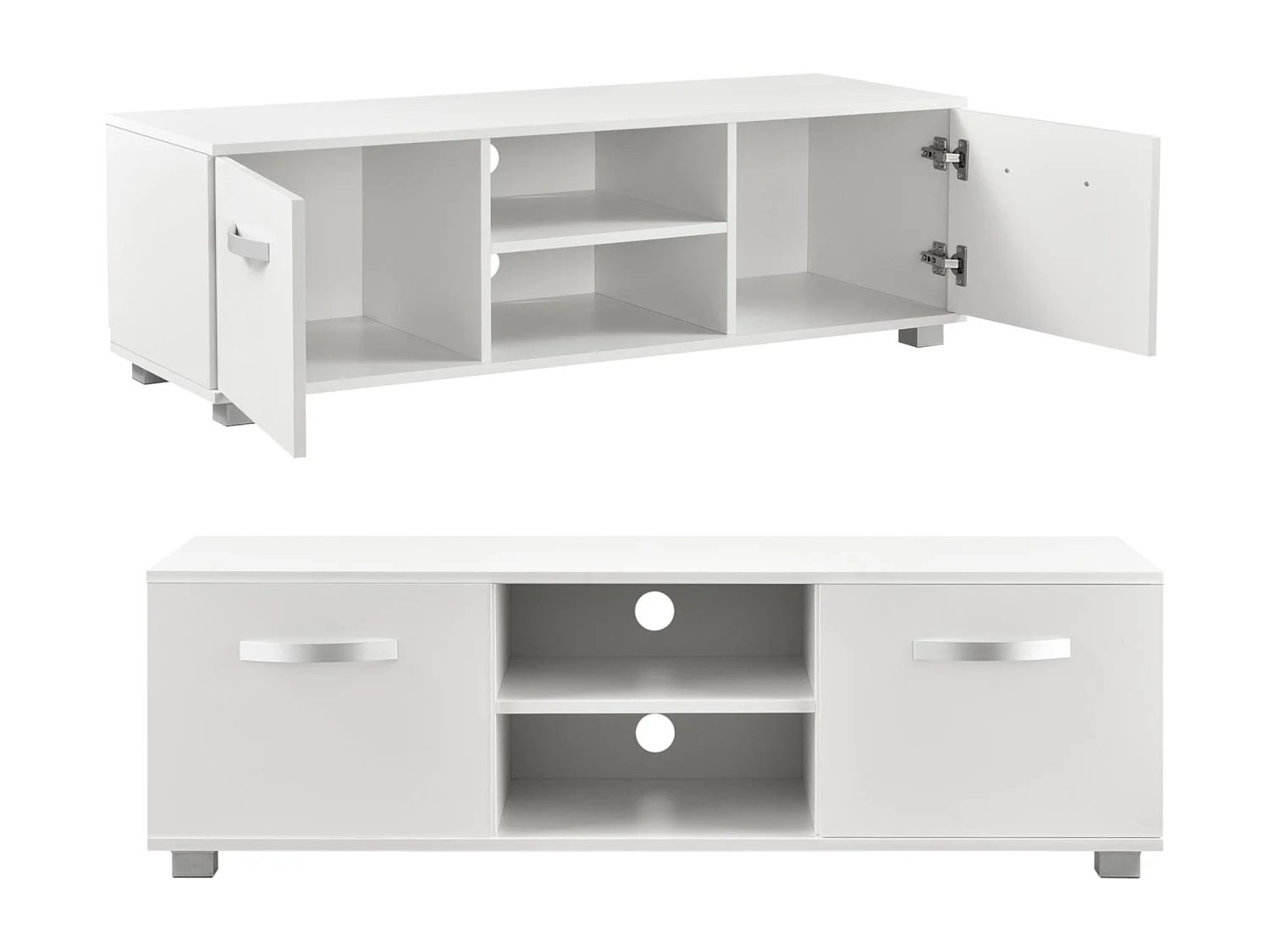 Móvel de TV Suporte de TV 120 cm branco 03_0005871