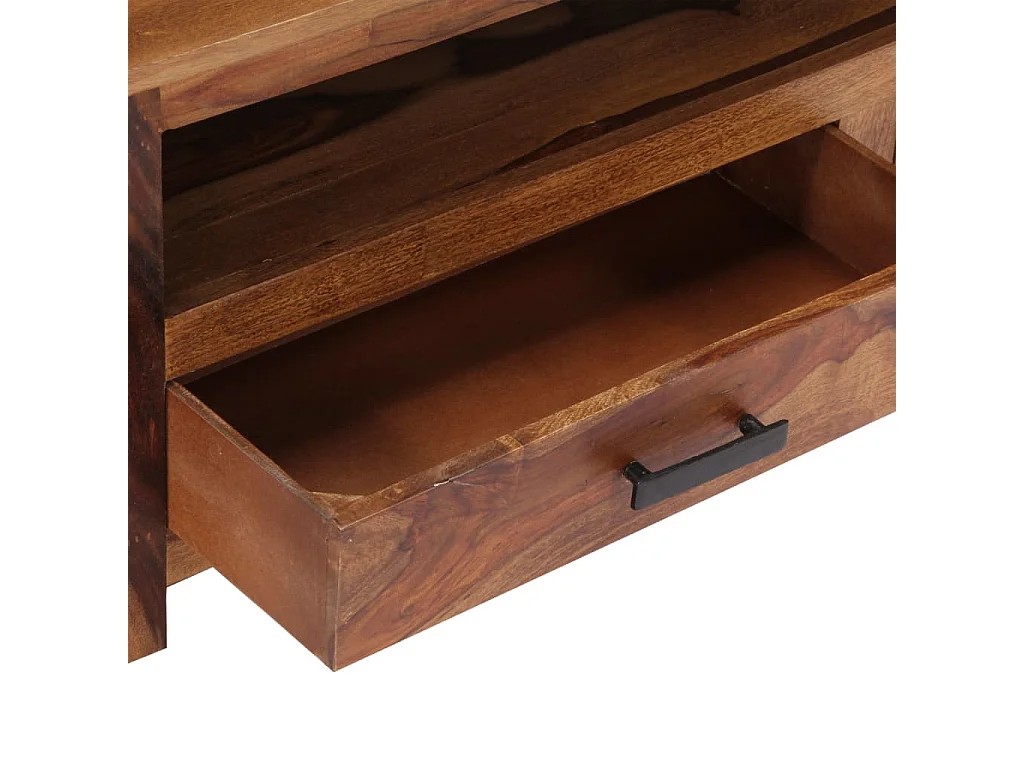 Meuble télé tv bois marron 118 x 30 x 40 cm 2502277