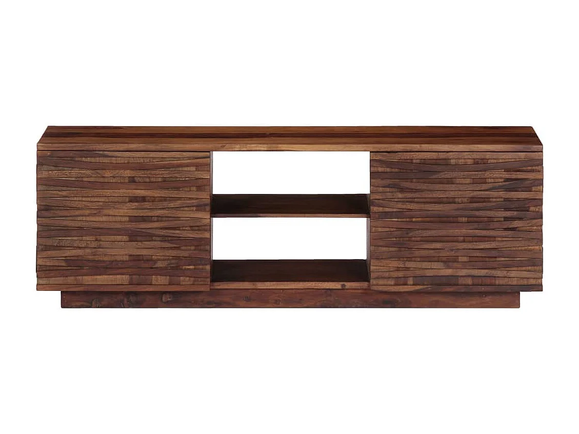Meuble télé tv bois marron 120 x 30 x 40 cm 2502060
