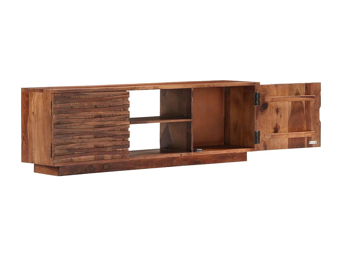 Meuble télé tv bois marron 120 x 30 x 40 cm 2502060