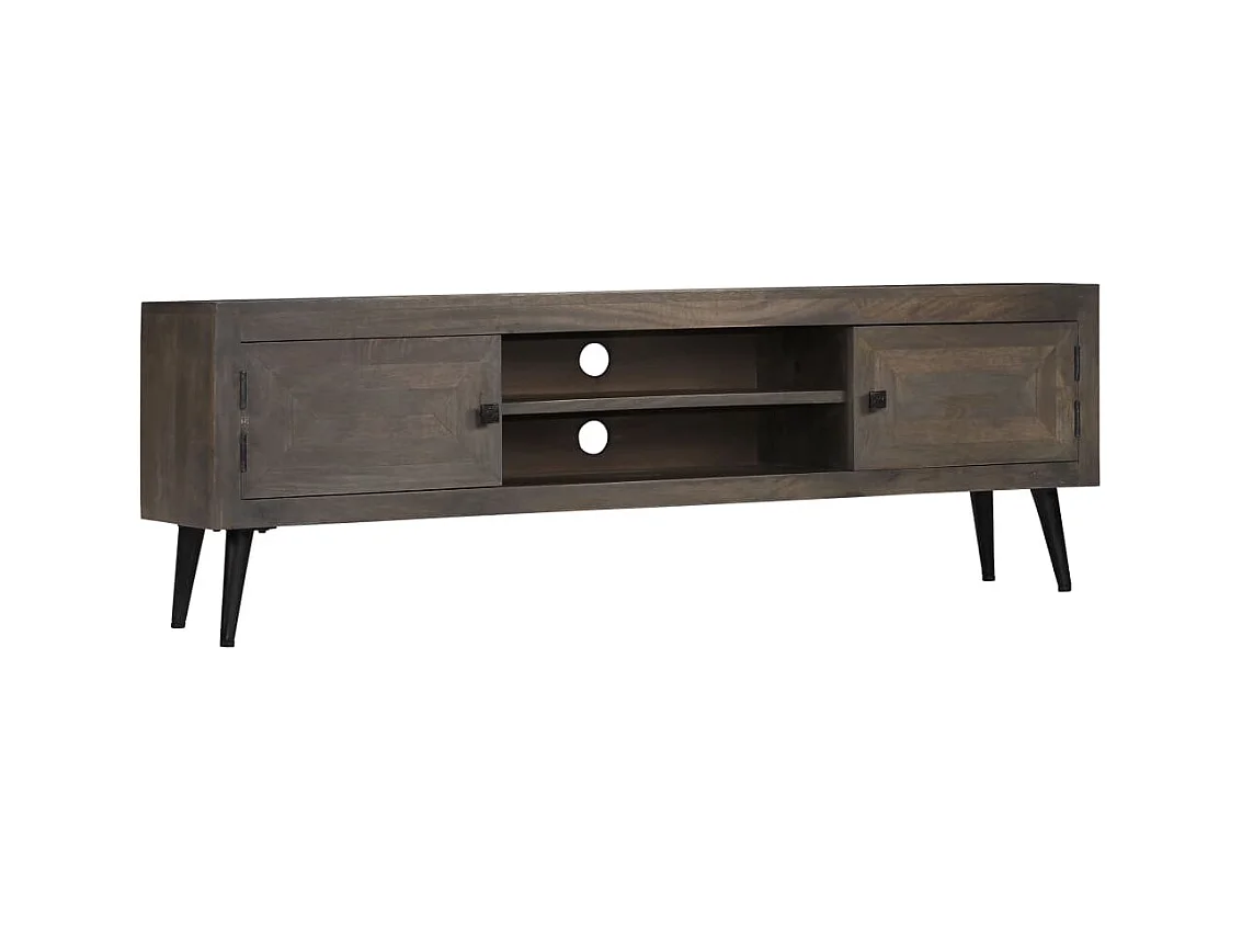 Meuble télé tv bois marron 140 x 30 x 45 cm 2502014