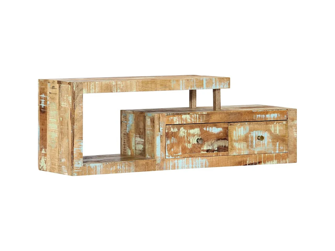 Mueble TV buffet TV diseño práctico 120 cm madera maciza recuperada 2502243