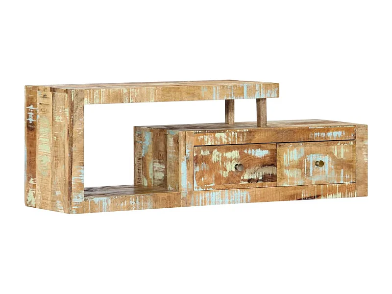 Móvel de TV Buffet de TV design prático 120 cm madeira recuperada maciça 2502243