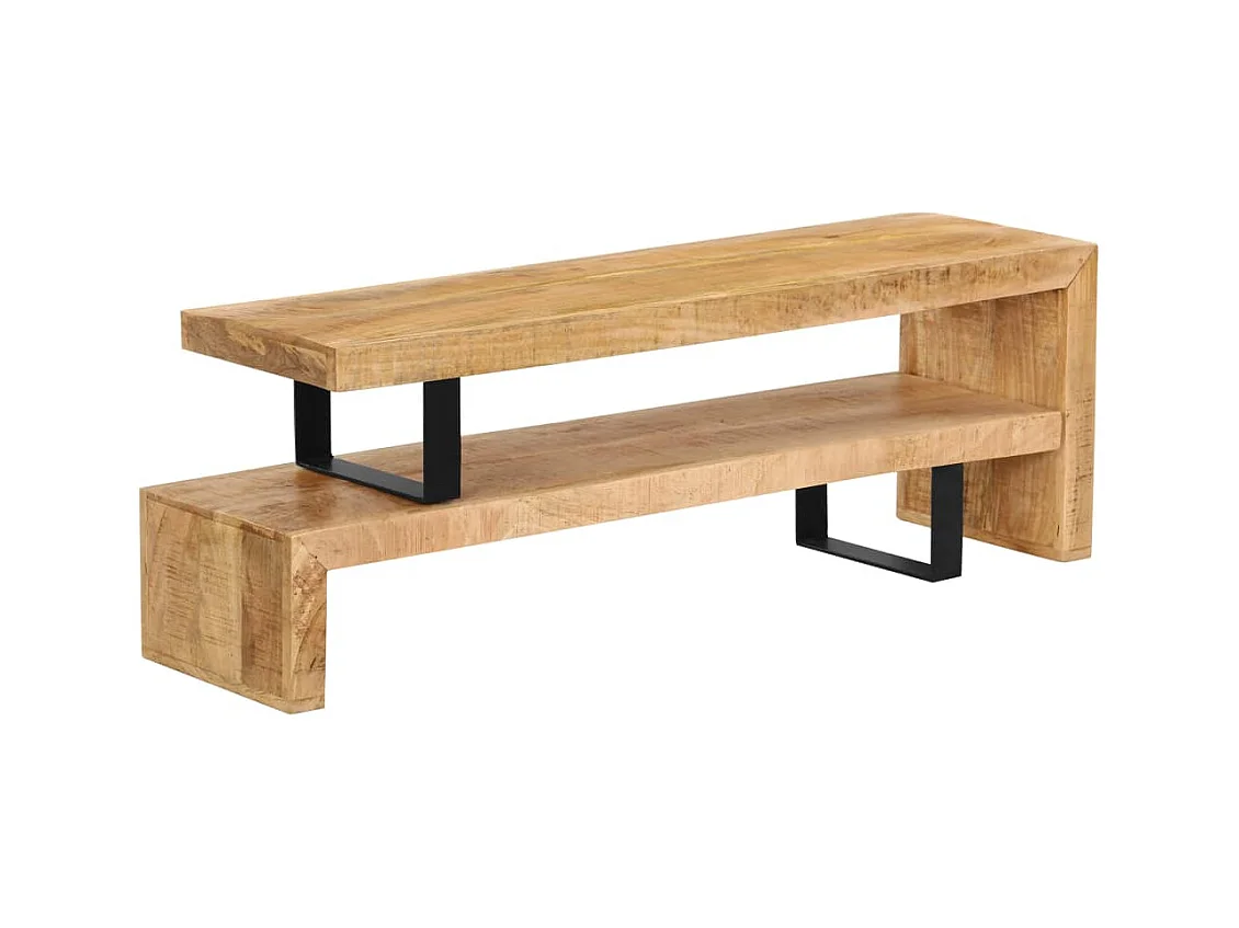 Móvel de TV Buffet de TV design prático madeira de mangueira maciça 2502132