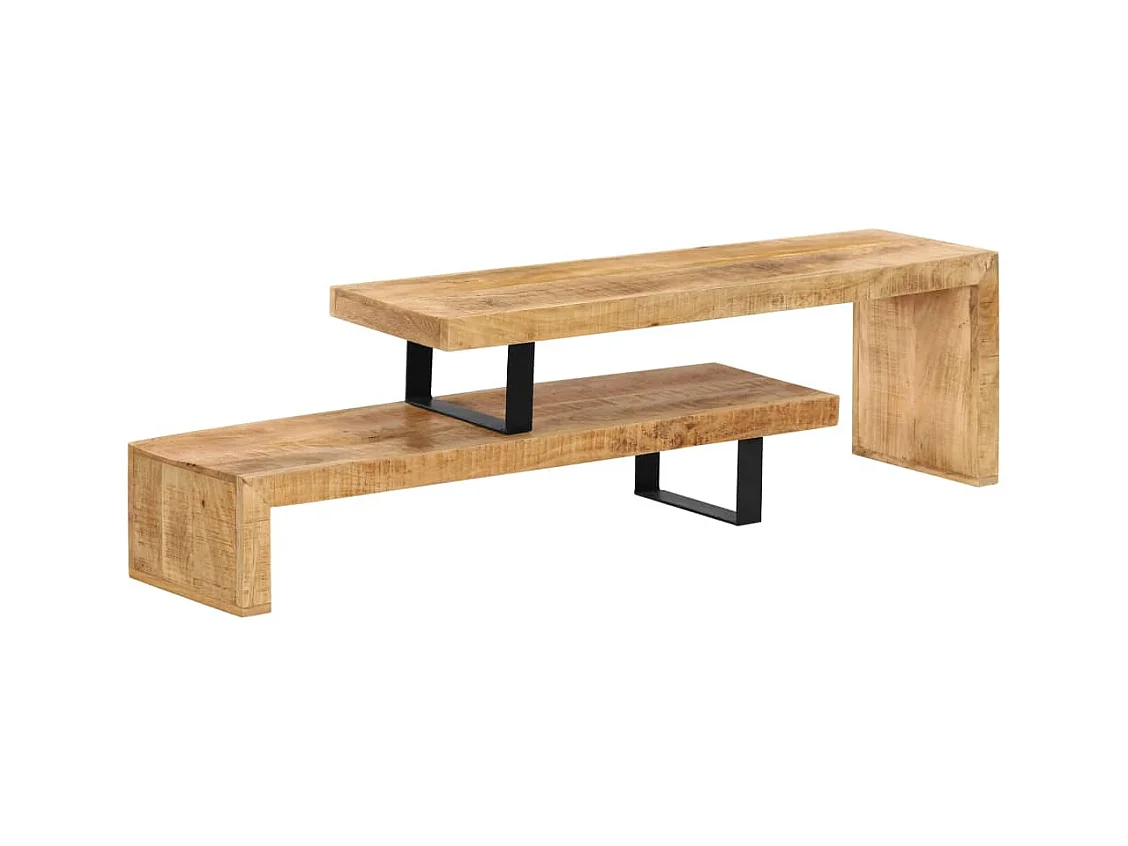 Meuble télé tv bois marron 115 x 30 x 40 cm 2502132
