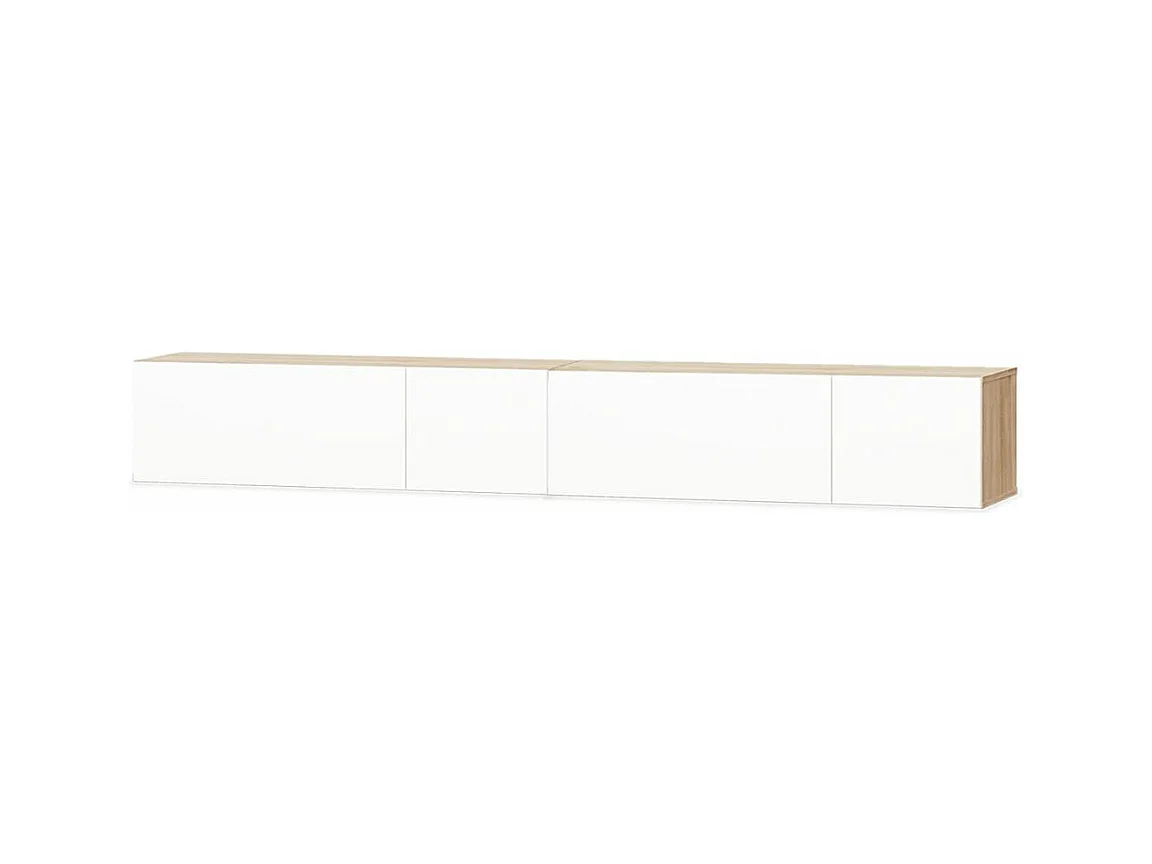 Meuble télé tv beige 120 x 40 x 34 cm 2502081/2