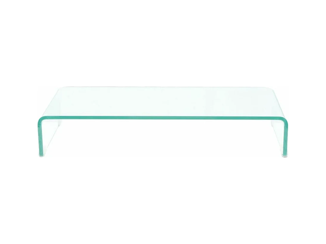 Meuble télé tv verre 80 x 30 x 13 cm 2502221