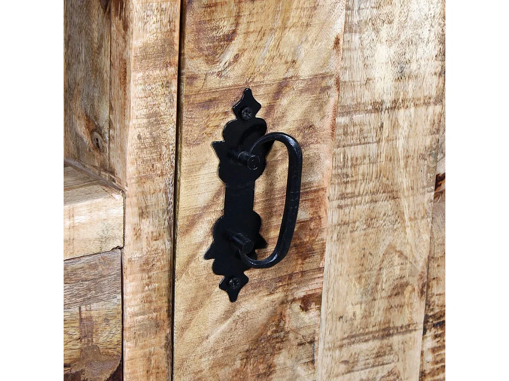 Meuble télé tv bois marron 120 x 30 x 50 cm 2502131